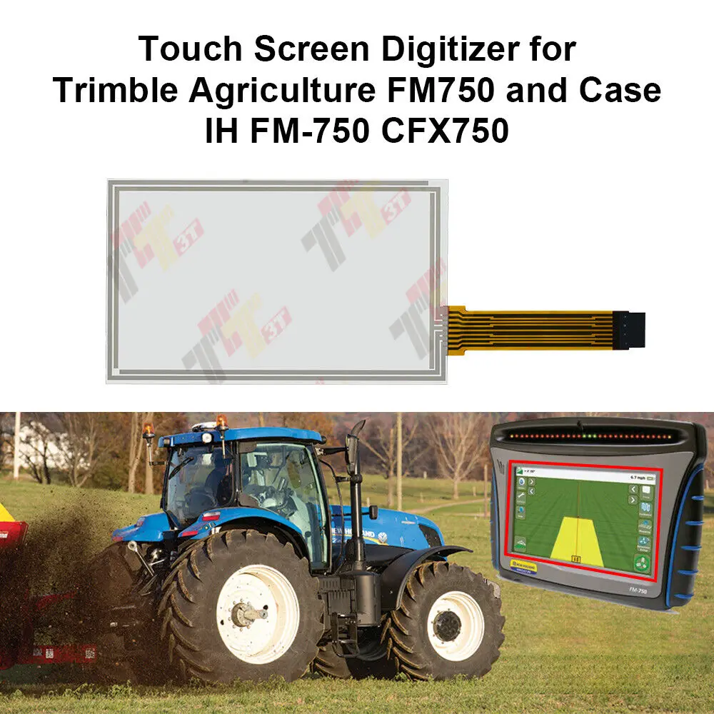 

Touch Screen Digitizer for Trimble Agriculture FM750 and Case IH CFX750 FM-750