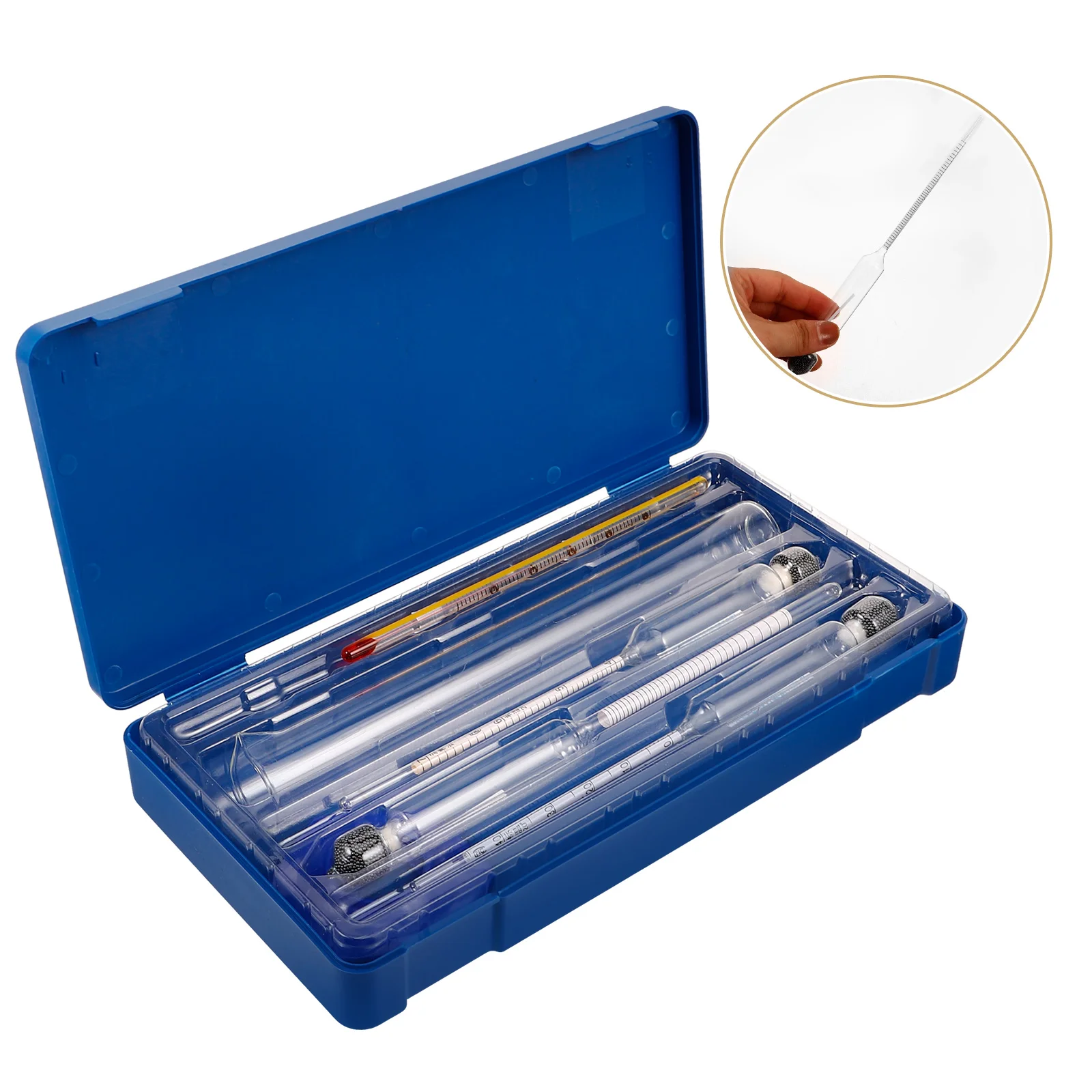 Hydrometer Alcohol Content Tester for Making Plastic Box Home Supplies Gravity Measuring Tools