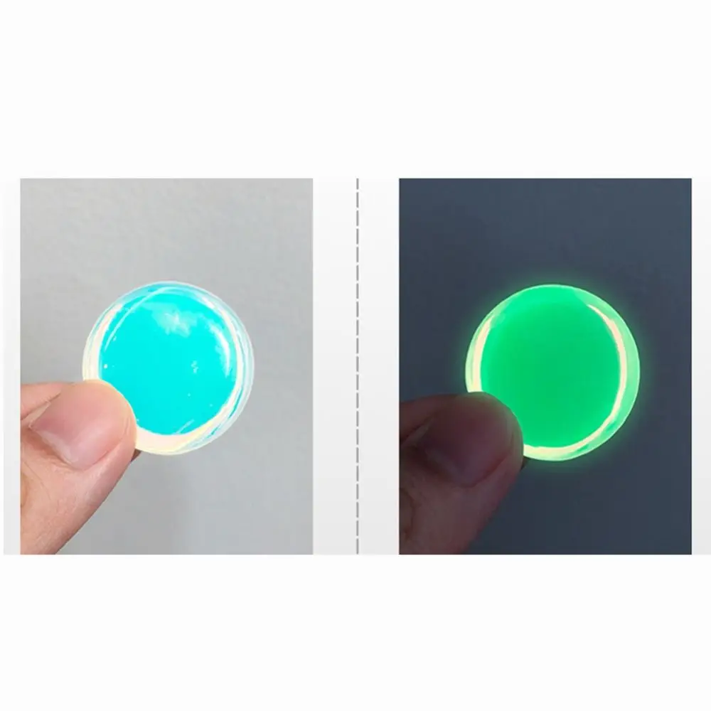 2Pcs 30mm Size Pickleball Paddle Butt Cap Cover 3D Creativity Seamless Butt End Sticker Luminous Decal Pickleball Paddle Decor