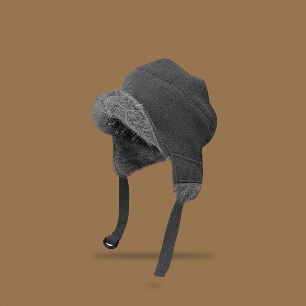Lei Feng hat women's autumn and winter thick warm Baotou hat outdoor cold-proof ear protection pilot hat cycling hat