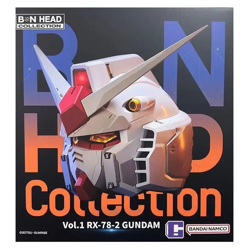 Bandai Gunpla 47x49x33cm Rx-78 Gundam Bn Head Collection Action Figure High Quality Collectible robot kits Models Kids Gift