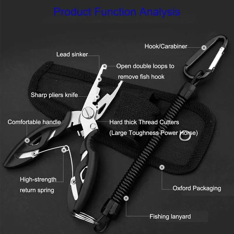 Newest Fishing Pliers Fish Line Cutter Scissors Mini Fish Hook Remover Braid Line Lure Cutter Multifunction Tools Accessories