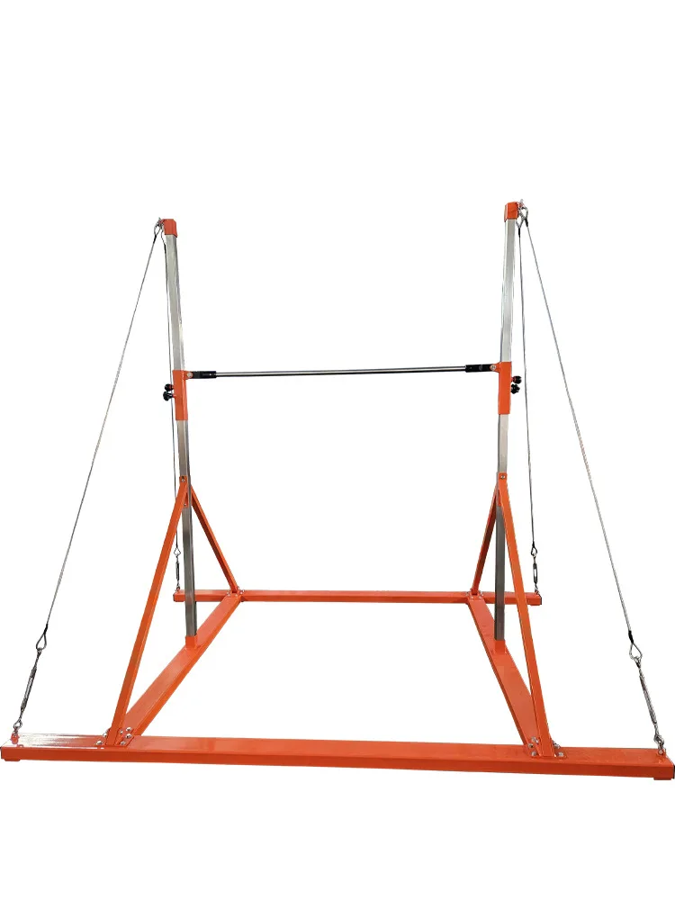 Hot Sale Multi Functional Portable Gymnastic Bar Chain Adjustable 150-250cm Durable Carbon Steel Lightweight for Training