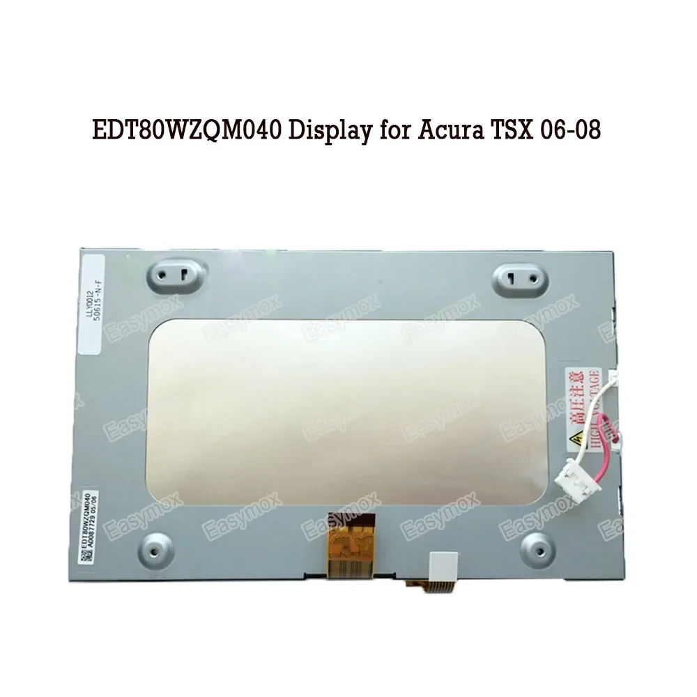 

Top quality Matsushita 8inch LCD Display Screen for Acura TSX 06-08 Car Navigation Audio 39811-SEC-L8 TR-LM8WT2H EDT80WZQM040