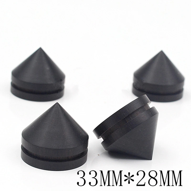 HIFI Amplifier Feet Pad Speaker Stand Spikes CD Player Wood Shockproof Nail Pad Speaker Spike Cone