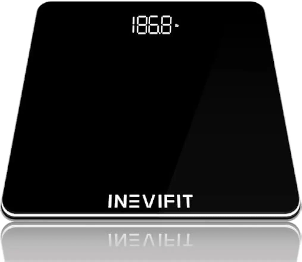 

Digital Bathroom Scale, Highly Accurate Body Weight Scale with Large LED Display, Measures up to 400 lbs