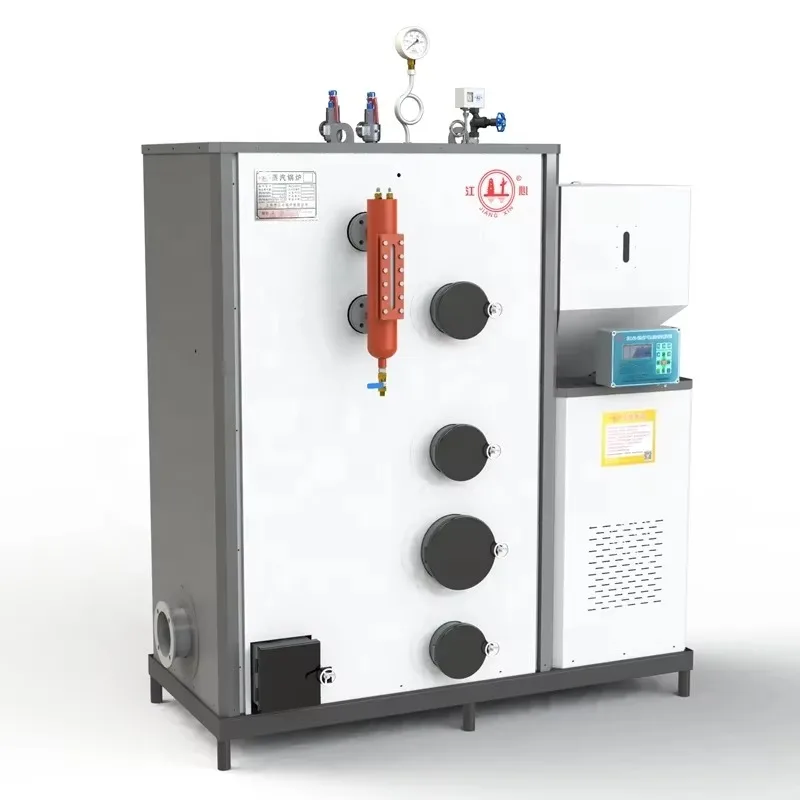 Máquina de caldera de vapor de pellets de biomasa a fuego de carbón 100 KG/H completamente automática a precio de fábrica en stock