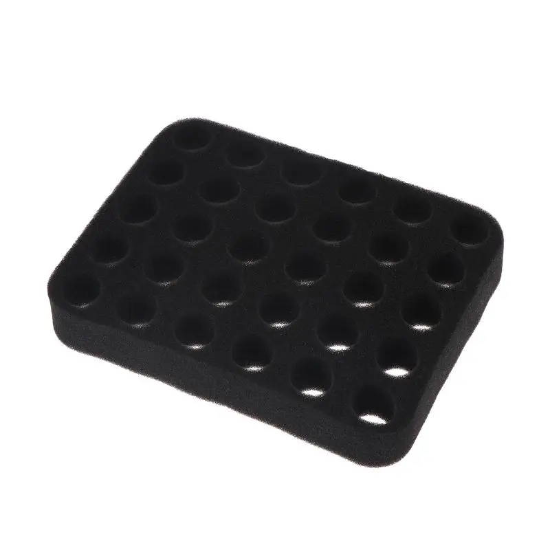 30-Slot Essential Oil Storage Organizer Foam Padded Removable Divider Portable Case for Home Aromatherapy Use