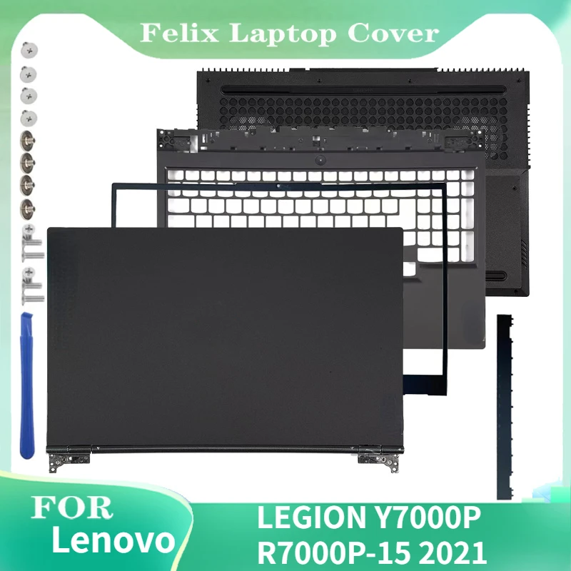 

Новинка, задняя крышка для ноутбука Lenovo LEGION Y7000P R7000P-15 2021 дюйма/передняя панель/Упор для рук/нижняя часть/батарейка