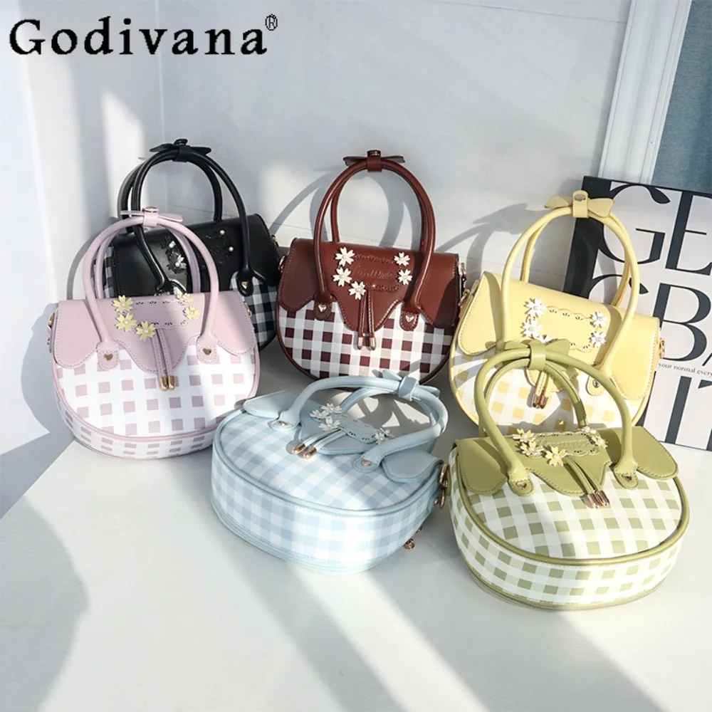 

Japanese Cute Female Tote Versatile Shoulder Bags Crossbody Bag Handbag Transparent Lolita Princess Itabag