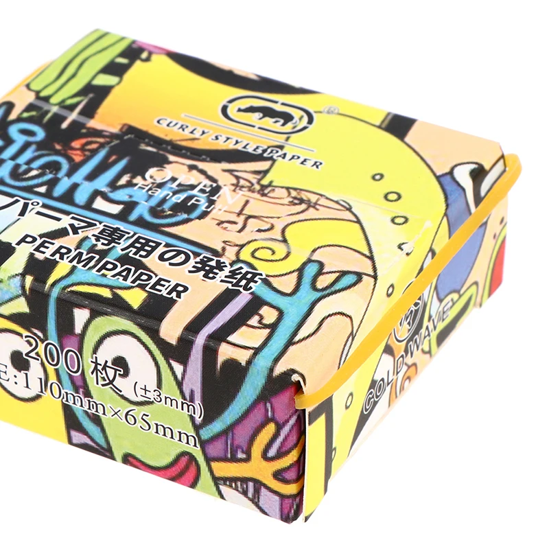 أوراق بيرم مقاومة للحرارة للشعر ، بكرة الشعر ، أداة تصفيف الشعر ، ورق للمعصم فائق النحافة ، بيرم صالون ، 200 ورقة