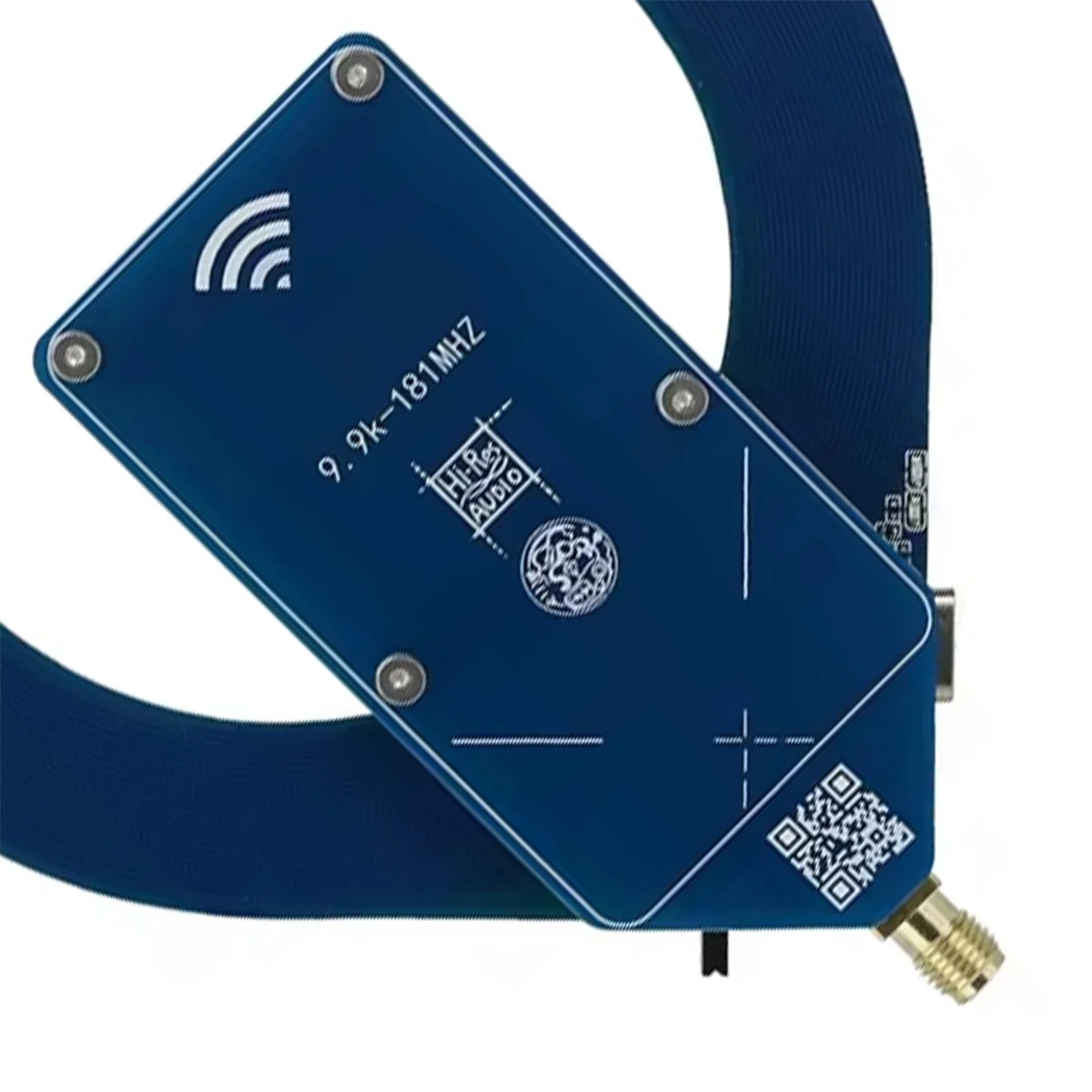 T88C 10KHz-180MHz Mini Active Antenna LW/MW/SW/FM Aviation Portable High Gain Loop Antenna Compatible SMA-K/SMA-J Connector