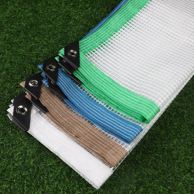 

180GSM Thicken Rainproof Mesh Reinforced PE Tarpaulin Scaffolding Grid Cloth Pergolas Canopy Garden Furniture Waterproof Cover