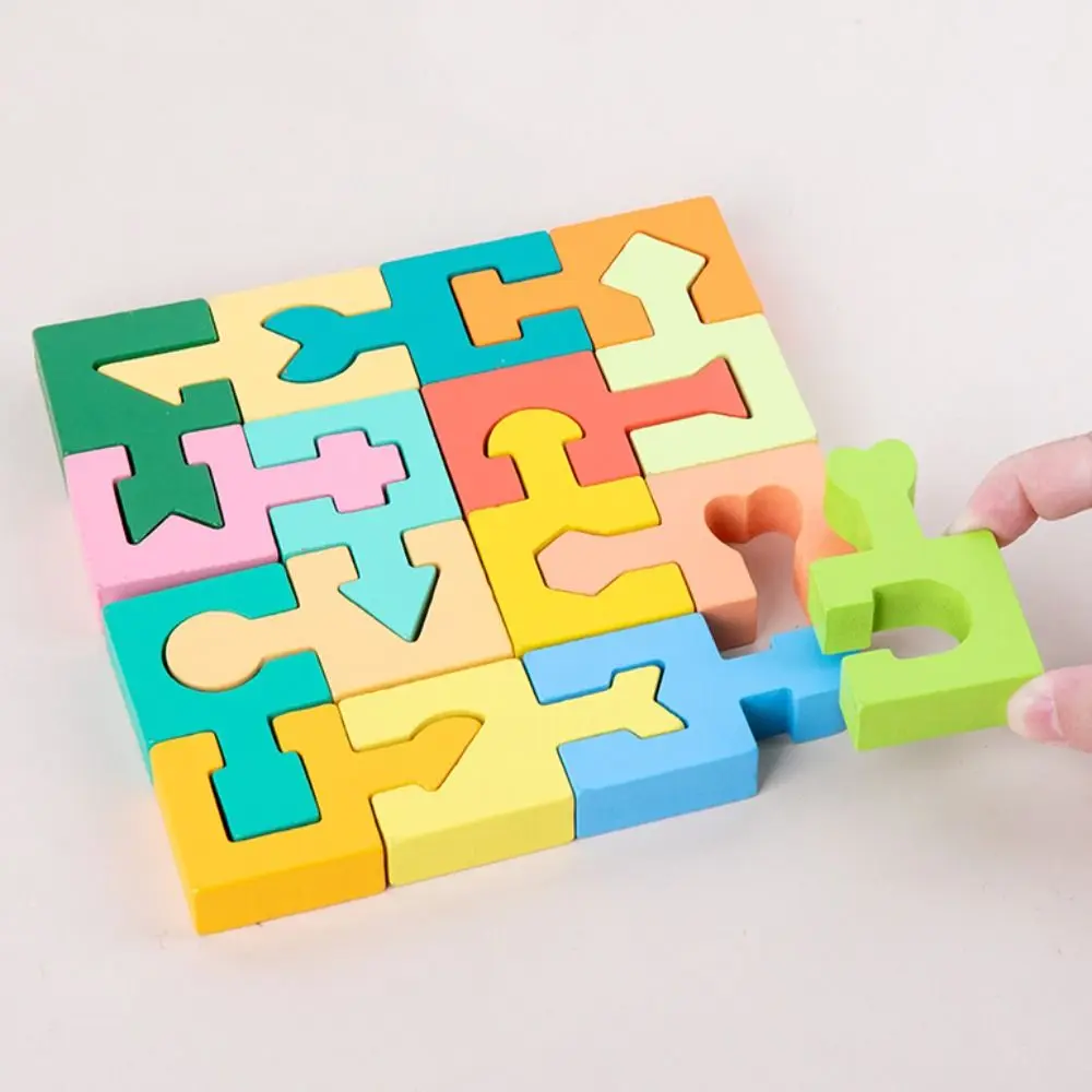 

Wooden Three-dimensional Puzzle Boards Logical Thinking Space Training Geometric Shape Matching Puzzle Educational Colorful