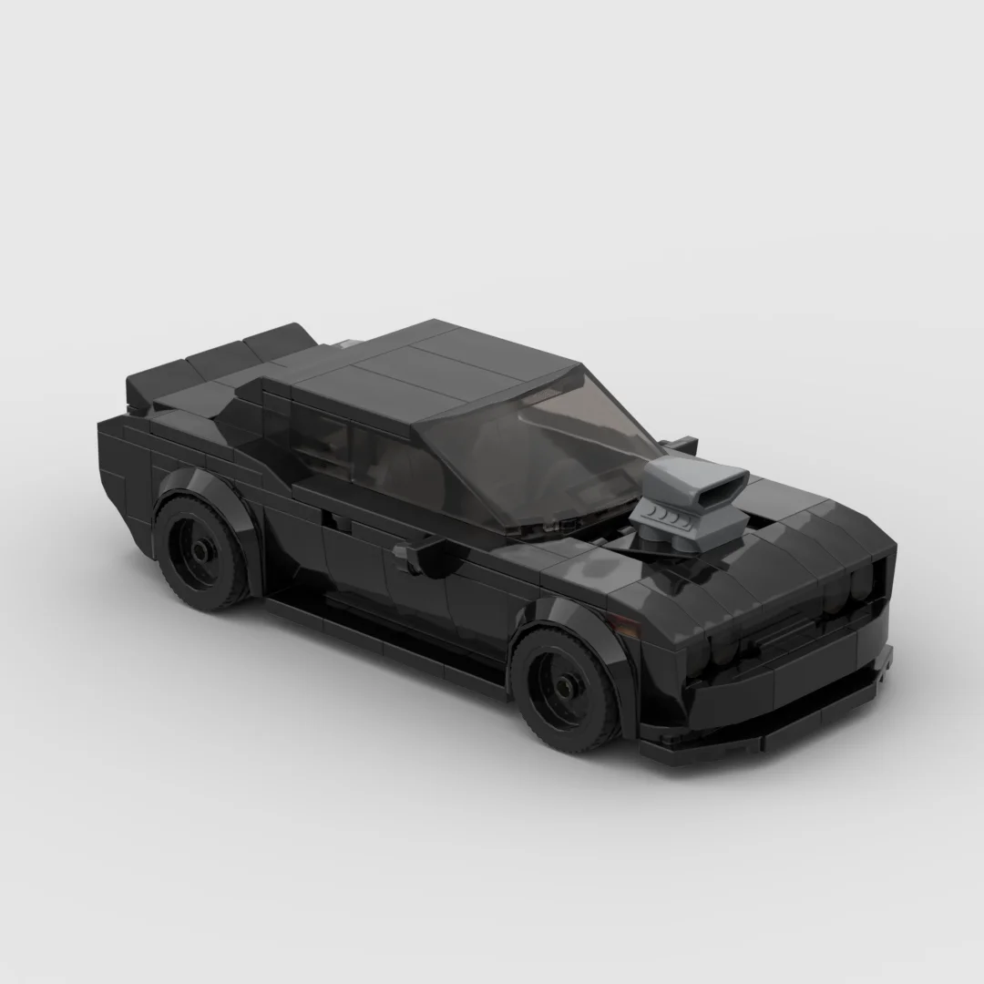 MOC speed 340pcs Dodge challenger JDM racing Racer Building Blocks Brick Creative Garage Toys for Boys Gifts