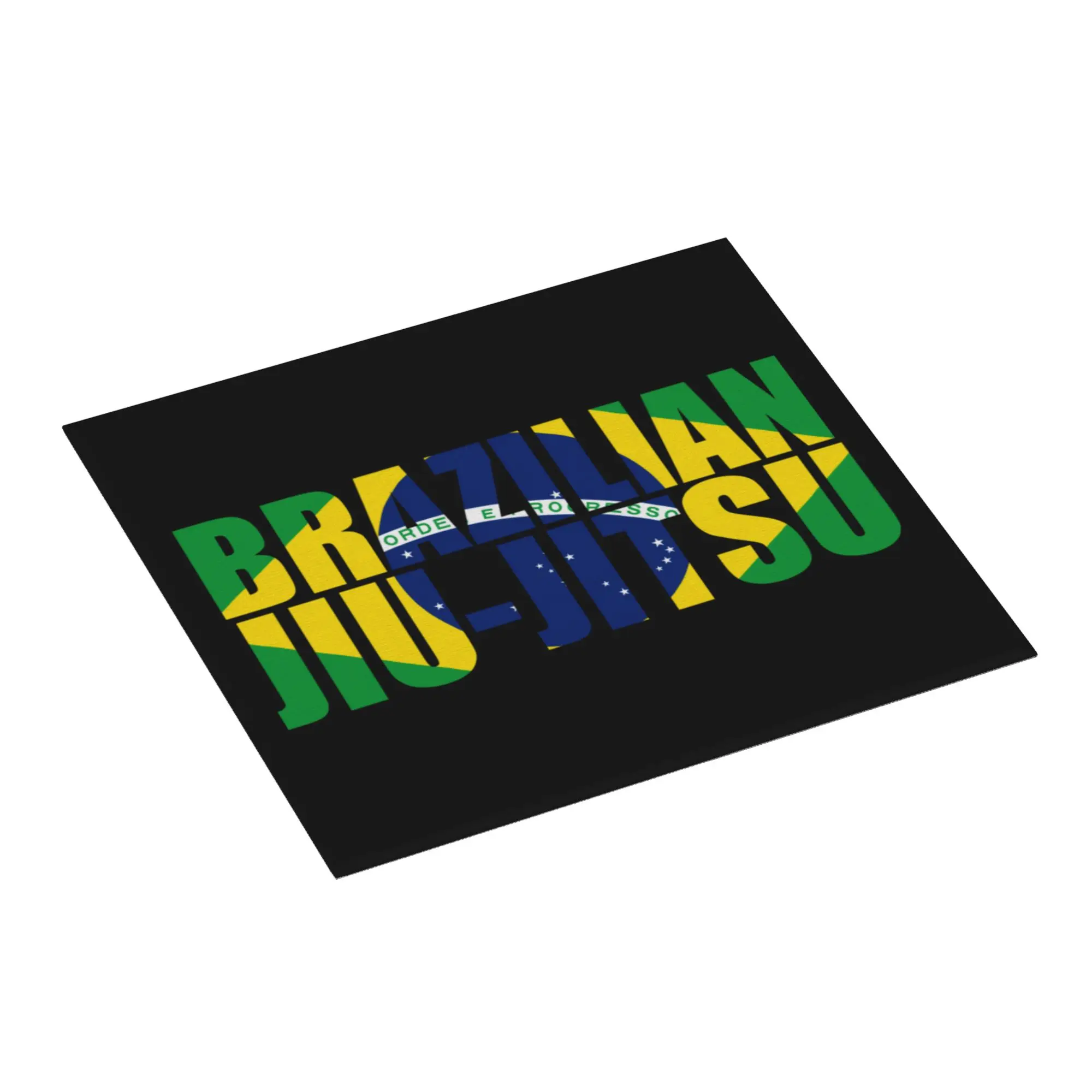 Brazilian Jiu Jitsu Non Slip Kitchen Counter Protector Mat Barware Tableware Brazil Flag Bathroom Drying Mat For Kitchen