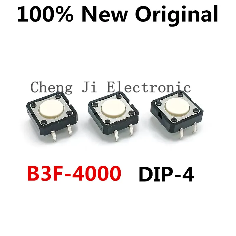 10-20PCS/Lot B3F-4000 DIP-4 Brand new original tactile switch square button 24V 50mA normally open 4-pin image 4