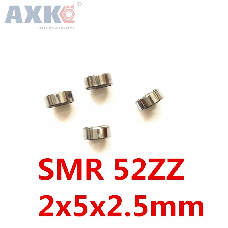 Axk 10pcs High Quality Low-speed Bearings Mr52 Z Mr52zz Mr52z L-520zzw52 2x5x2.5mm