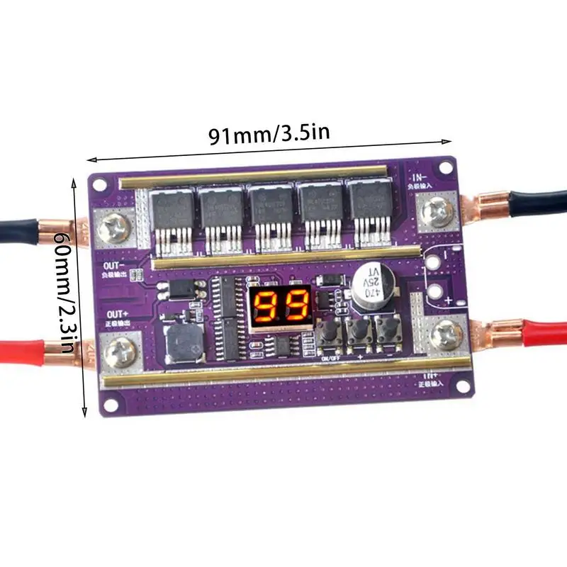 Spot Welder Control Board 99 Gears Power Spot Welder Machine Portable DIY Mini Size Lithium Battery Spot Welding Machine For