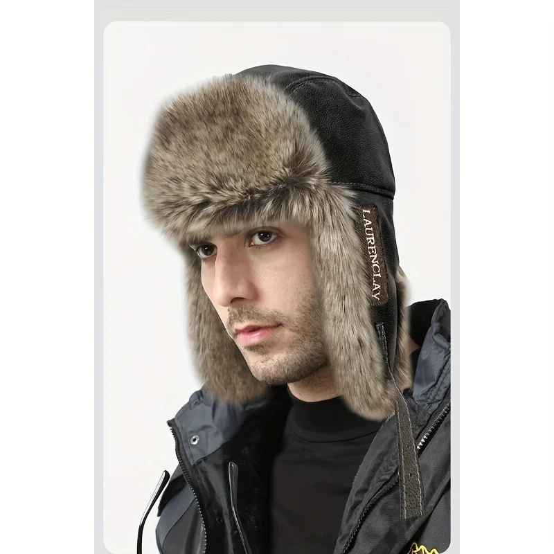 Autumn and Winter New Thickened Thermal Unisex Outdoor Windproof and Coldproof Ear Cover Northeast Cap