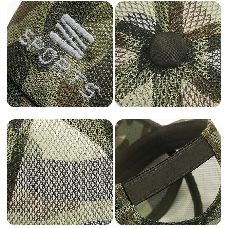 تنفس كامل شبكة التجفيف السريع الرياضة الجري Sunhat الصيف جولف قبعة بيسبول السفر في الهواء الطلق ظلة واقية من الشمس قبعة أقنعة