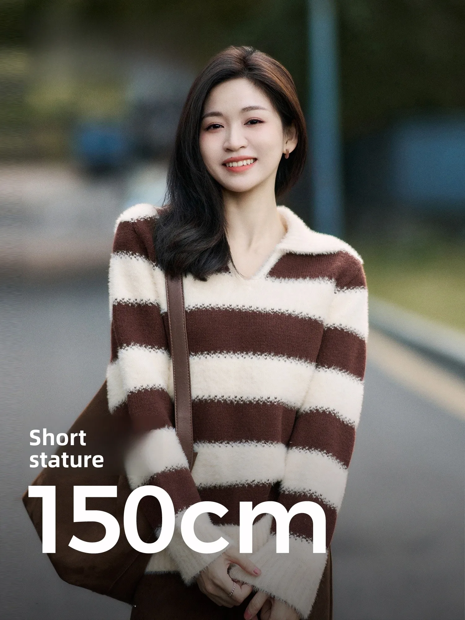 

Slim Fit V-Ne Sweater Women's Knitted Sweater Striped Casual Sle Long Sve Thiened Autumn Winter New Arrival