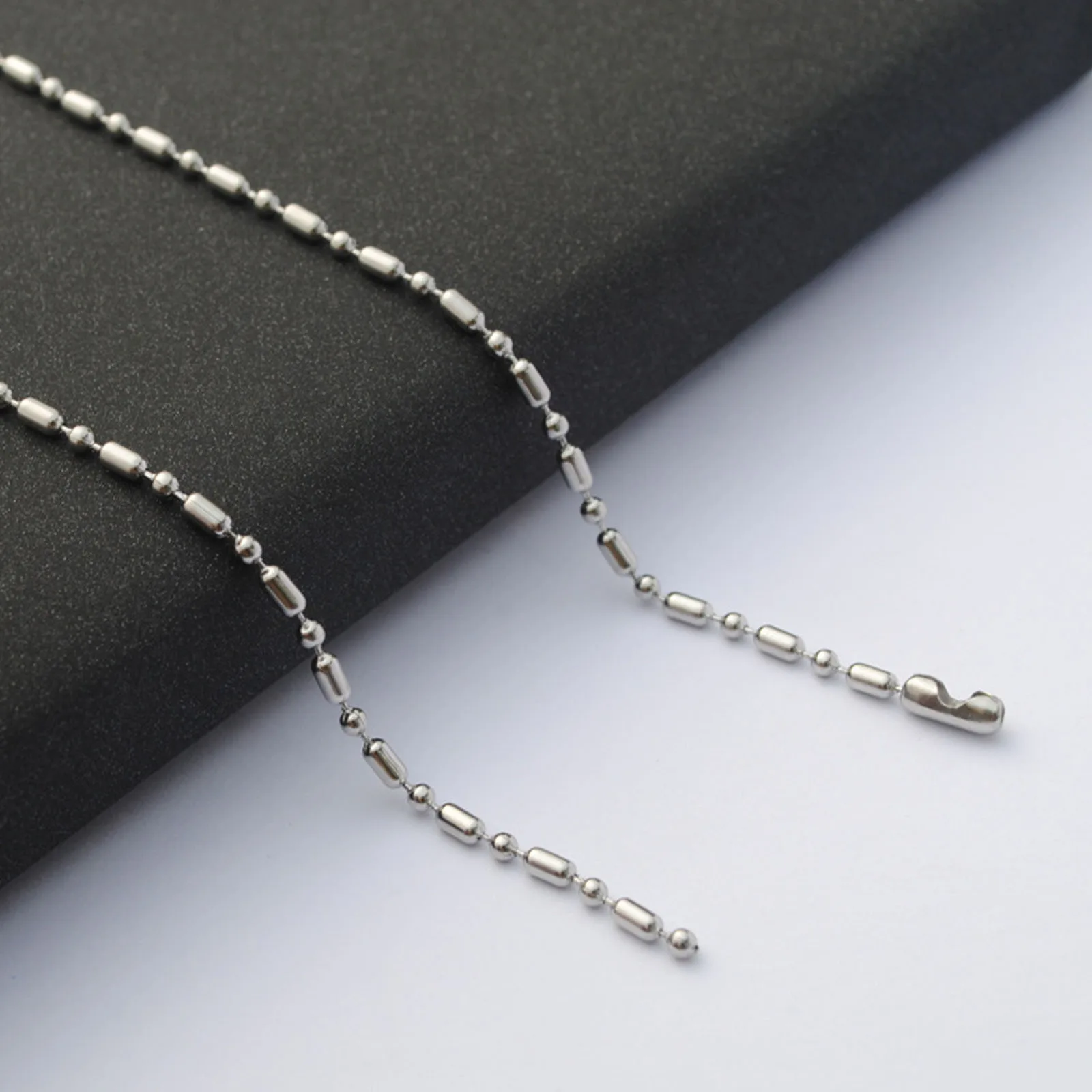 Thickness 2mm-4mm 304 Stainless Steel Link Chain Necklace Silver Color Link Classic Curb Chain for Men Women Jewelry Findings