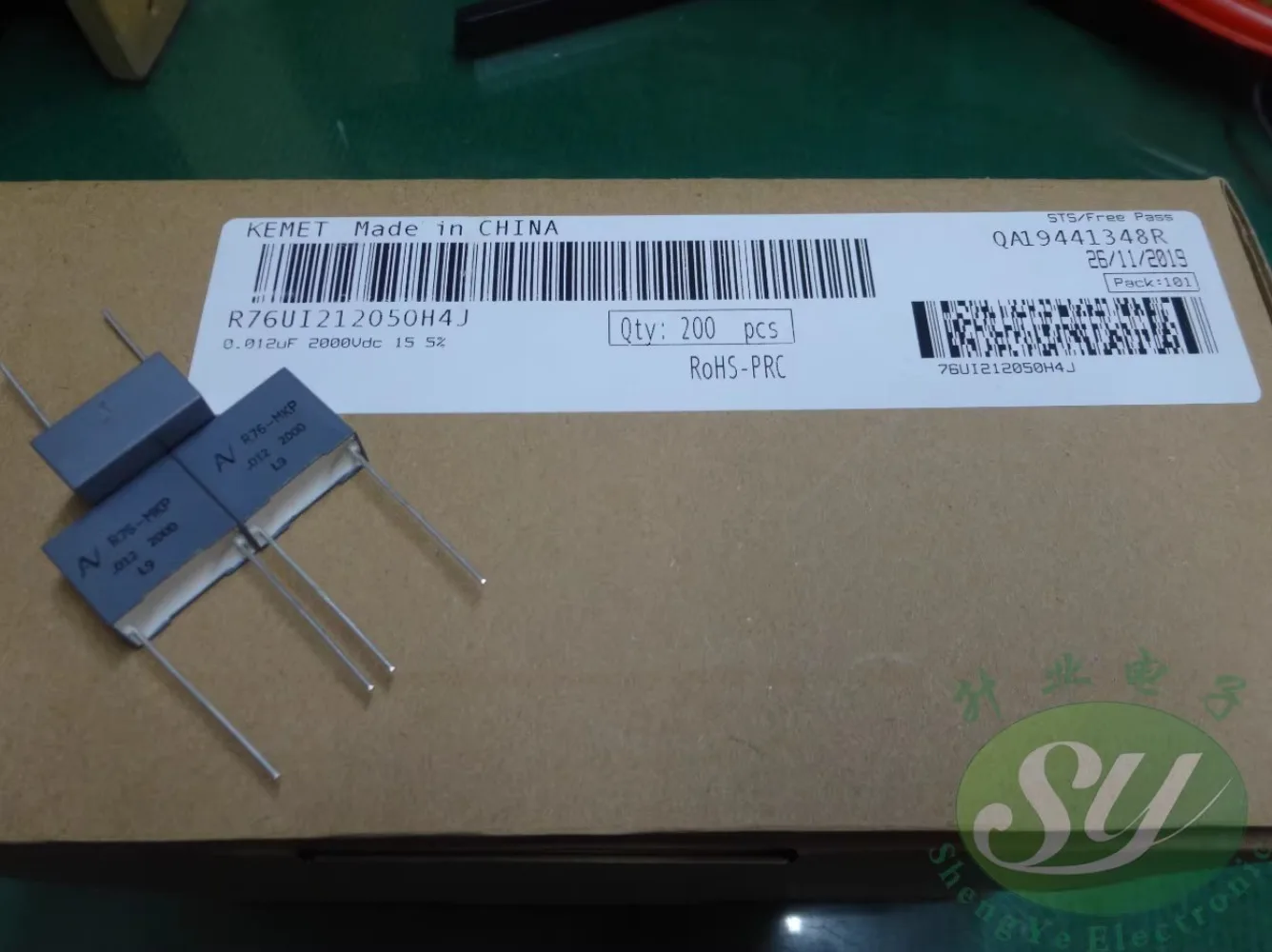 

5PCS AV R76 0.012uf/2000V 12nf 123 MKP New film capacitor 15MM