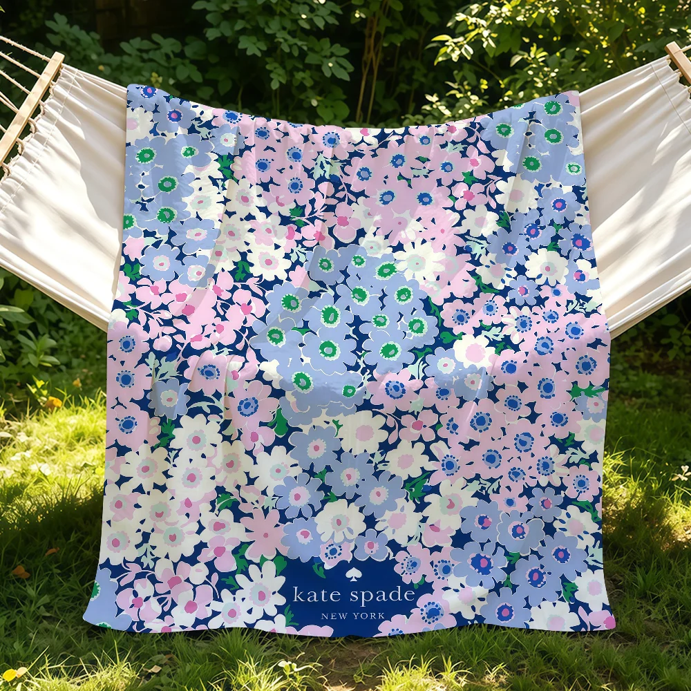 Fashion Prints K-kate S-spade Blanket Suitable For Sofas Beds Offices Cars Outdoor Travel An Ideal Gift For Friends Family