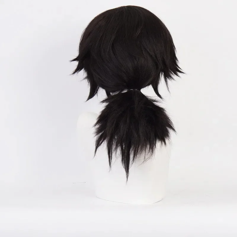 Tomioka Giyuu Anime Cosplay Perruque Longue Noire, Perruques de Cheveux, Degré de Chaleur, Costume de ix
