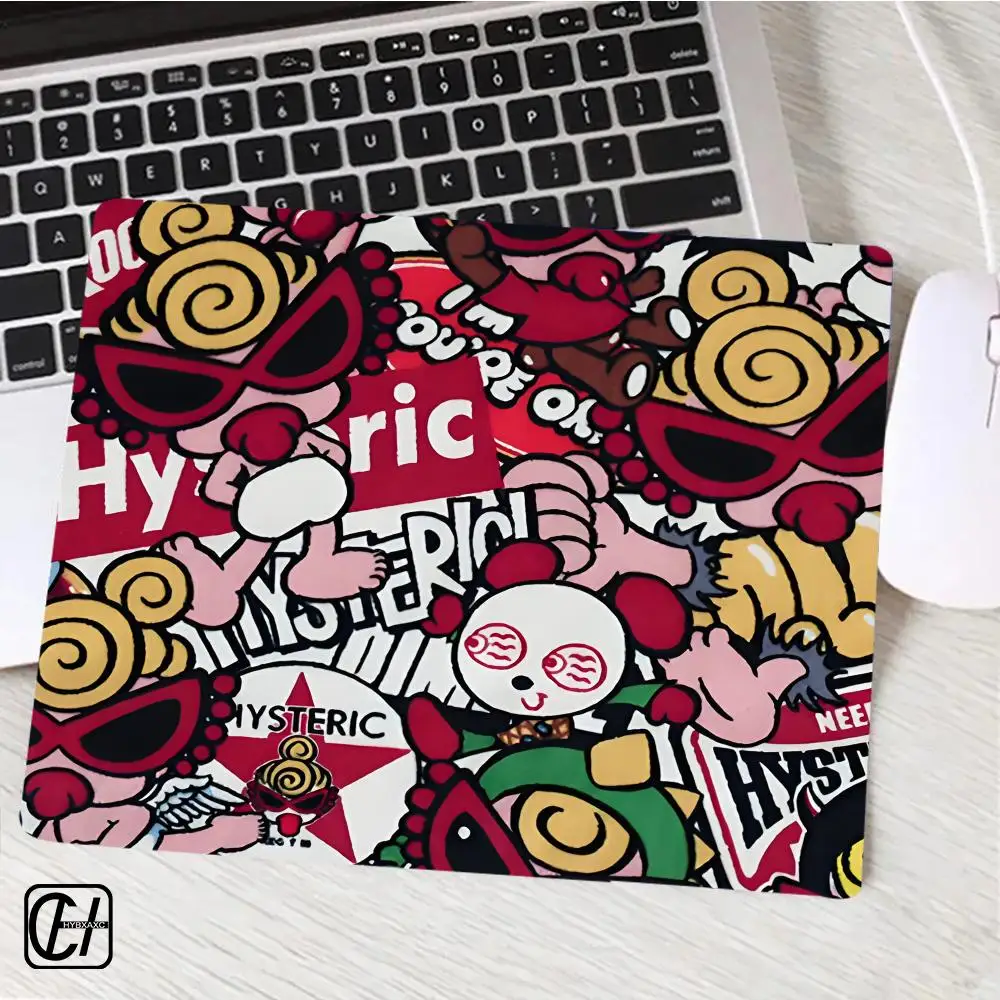 Japan Fashion H-Hysteric M-Mini Mouse Pad Gaming Esports Pad Laptop Computer Office Desk Mat Rubber Small Anti Slip Pad XAXC