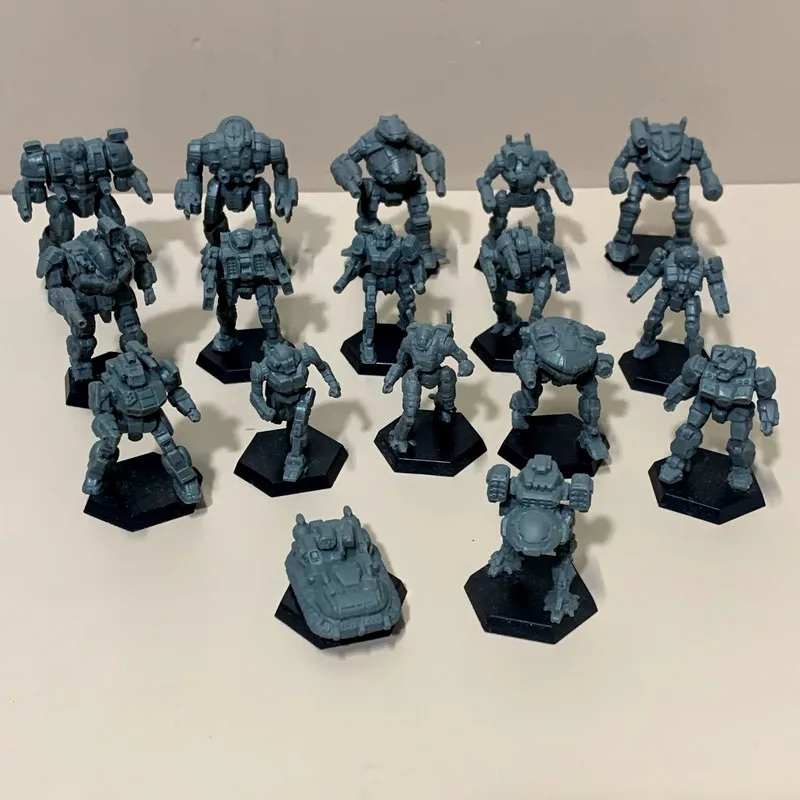 Lot Battletech Mercenaries Legendary Mechwarriors Clan Robots Devastator Tank Vehicle Models Table-Top Board Game Minis