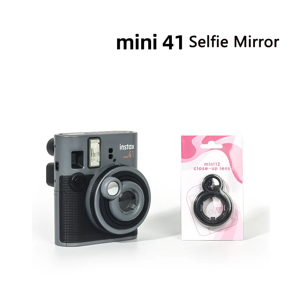 ملحقات عدسات السيلفي مرآة سيلفي لـ Instax mini 41/12، مرآة صورة ذاتية لكاميرا Fujifilm Instax mini 41 الفورية