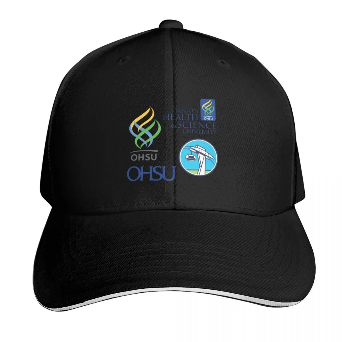 ohsu sticker pack Baseball Cap Contrast Two Tone Brim Snapback Flat Bill Strapback Dad Hat