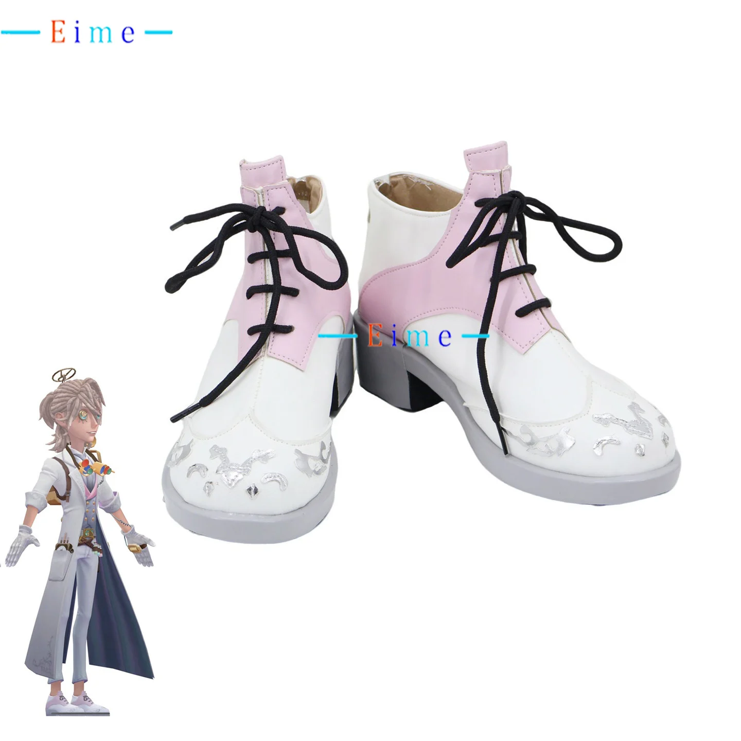 Identity V Prisoner Luca Balsa Cosplay Shoes Halloween Carnival Boots Anime Accessories Cosplay Prop PU Shoes Custom Made