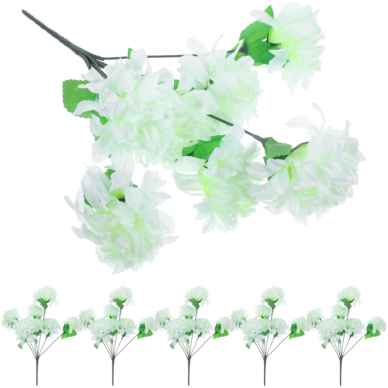 

Cemetery Chrysanthemum Artificial Flowers Realistic Simulation Plastic Material Headstone Decoration Longevity Outdoor Grave