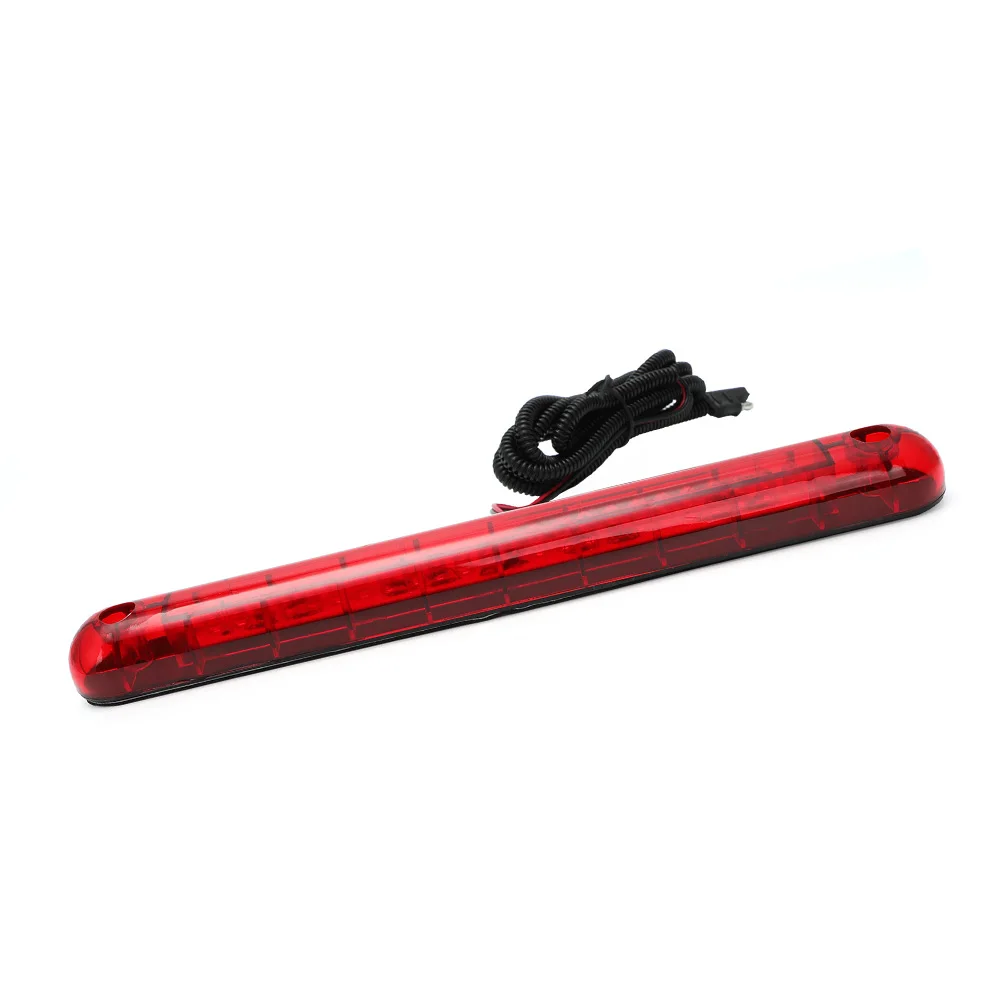 For Most Cars SUVs Trucks Third Brake Light 25CM 24LED Red Lens Red Light 12V DC  High Mount Stop Lamp