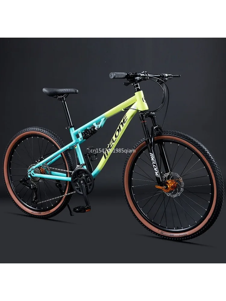 AliExpress NONE 24/26inch Bike Mountain Bike V Brake/Disc Brake  150kg Dual shock absorption youth off-road variable speed disc brake