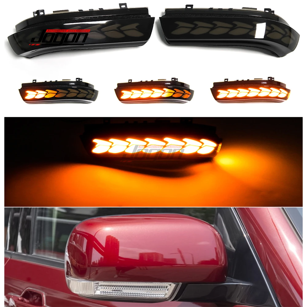 

Dragon Scale Style LED Dynamic Turn Signal Light For Mitsubishi Pajero 2006-2019 Side Wing Rearview Mirror Indicator Blinker