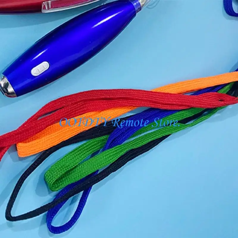 5Pcs Compact Light Pen Ballpoint Pen with Sticky Note and Lanyard for Travelling Note Taking in Various Environments