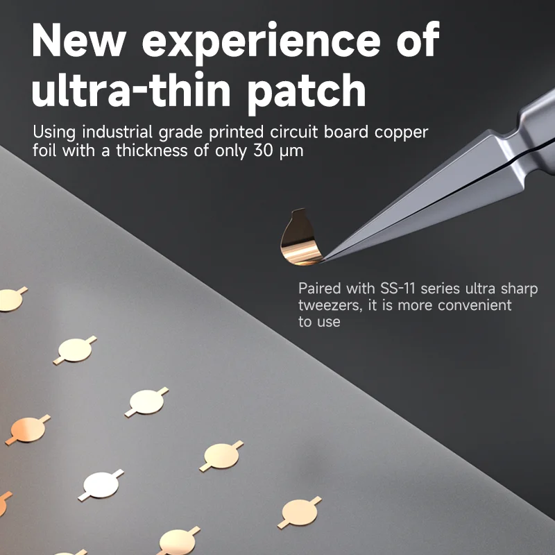 XZZ Solder Joint Repair Patches 87mm Fast Repair No Fly Wire Welding Restoration Kit For Phone Motherboard IC Pad Fixing 1-10pcs