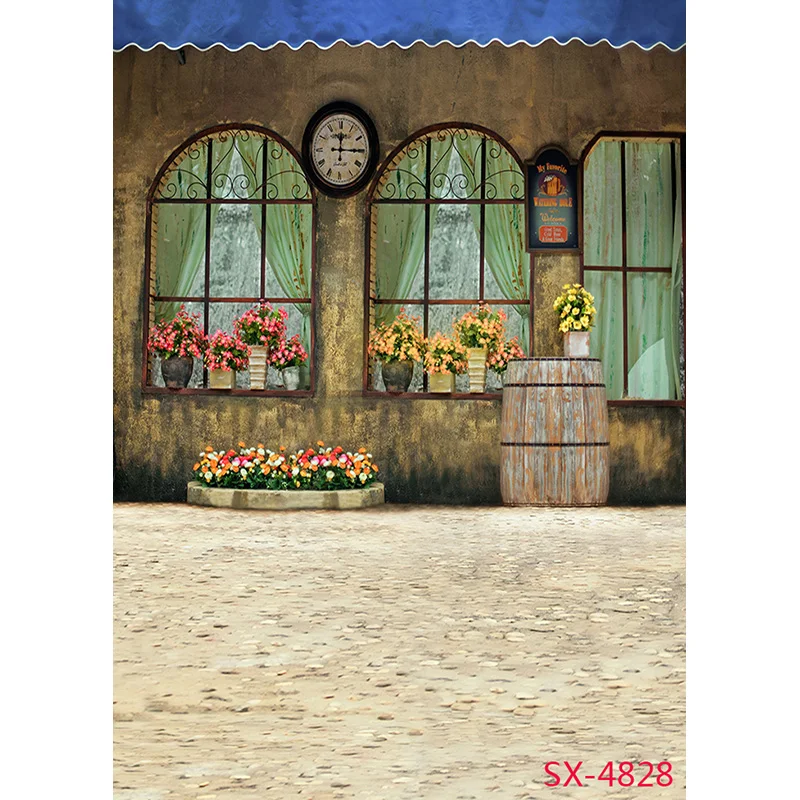 Vinyl Chụp Ảnh Phông Nền Chống Đỡ Hoa Sàn Gỗ Lâu Đài Cưới Chủ Đề Chụp Ảnh Phòng Thu Nền 2157 YXFL-61