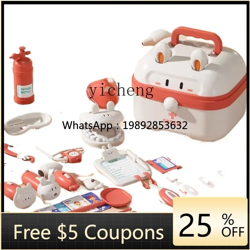 Zestaw do zabawy w lekarza dla dzieci, symulacja pielęgnacji medycznej, dla chłopców i dziewczynek.