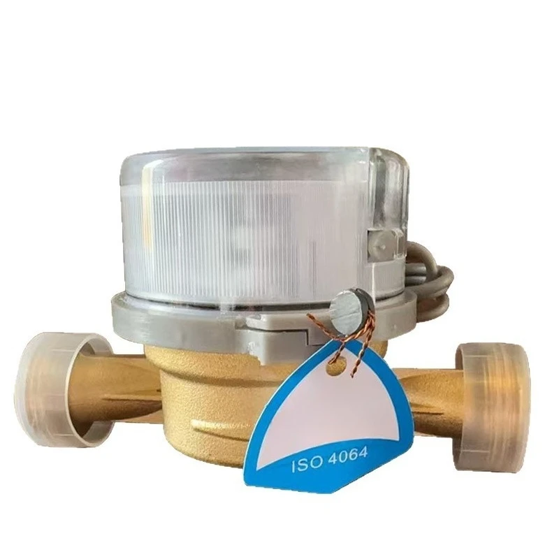 For Intelligent Dry Copper Shell Single Beam Water Meter, High-sensitivity Tap Water Meter, Rotor Type Thread Thread Water Meter