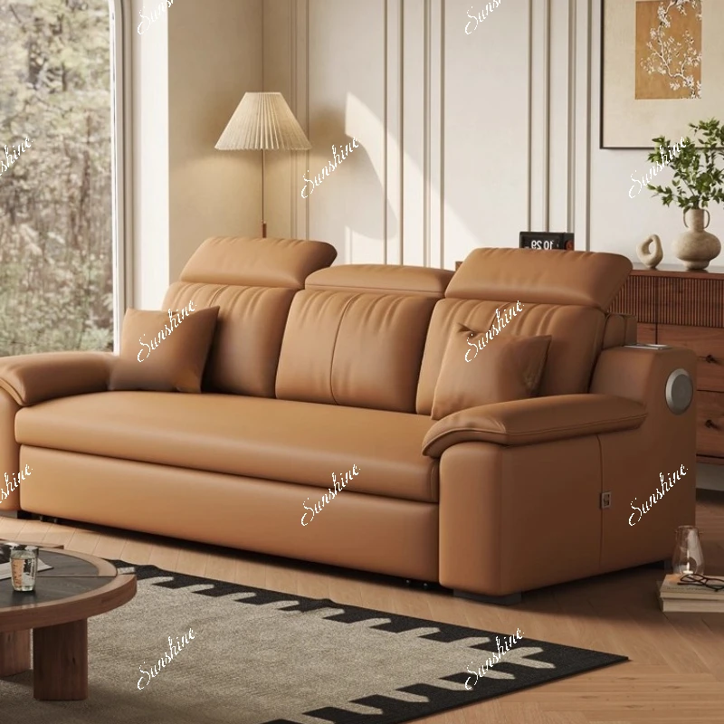 

Sofa bed folding dual-purpose modern simple small apartment medieval style in-line