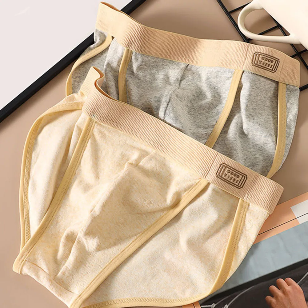 

Men Sexy Low Waist Breathable Underpants Cotton Panties Mens Sexy Underwear Elastic Gay Sissy Pouch Lingerie Penises Bag Briefs