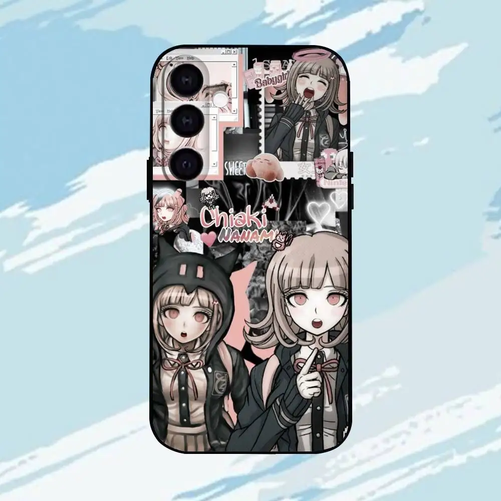 Game D-Danganronpa-a zwarte shell telefoonhoes voor Samsung Galaxy A73, A72, A71, A70, A53, A52, A51, andere zachte zwarte shell