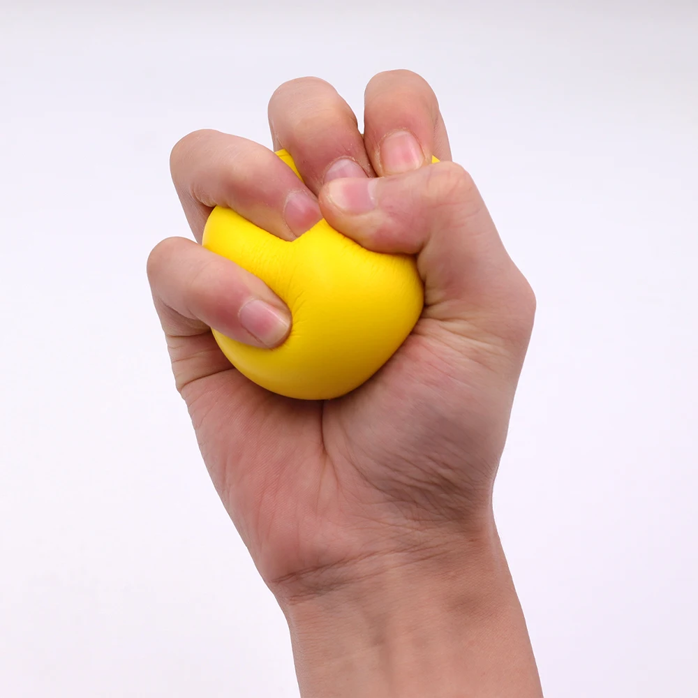 كرة تقوية القبضة لإعادة تأهيل اليد وتدريبات القوة، كرة تدليك إسفنجية مضادة للإجهاد للبالغين لاستعادة العضلات #6