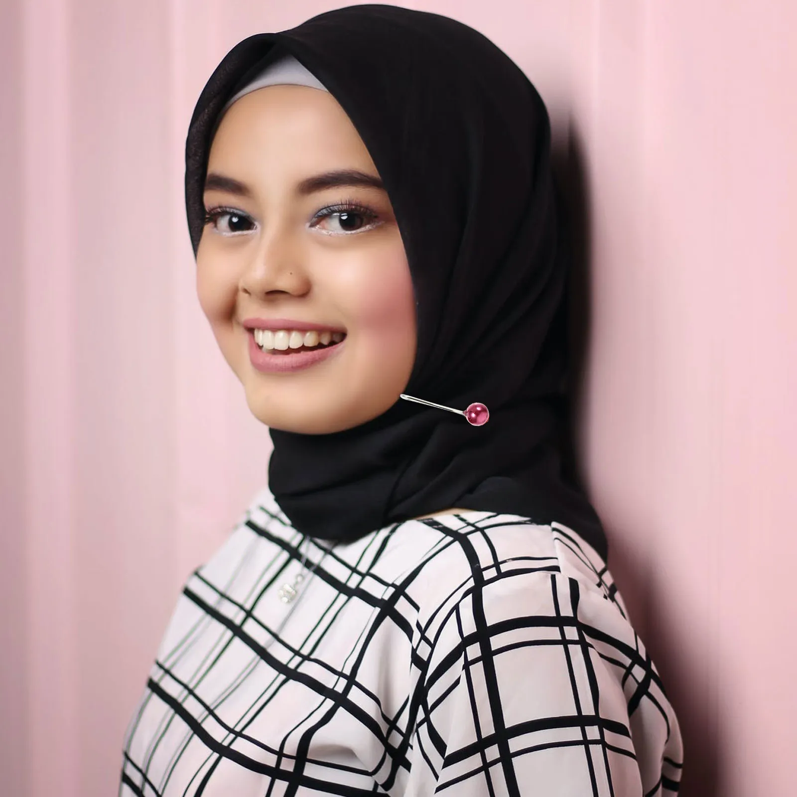 

24Pcs Muslim Scarf Clips U-Shaped Fixed Pins for Headscarves Clothes Shawls Fashion Brooch Muslim Hijab Clips