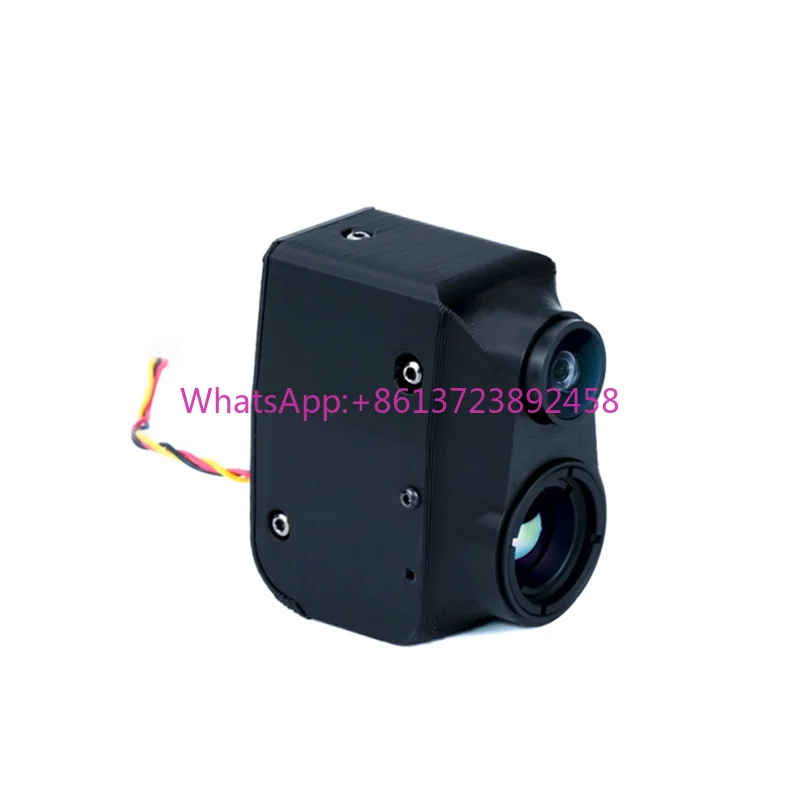 

Dual Camera Model with Thermal Imaging and FPV DIY Components for Day and Night 640 X512 for FPV Drone Made of Metal